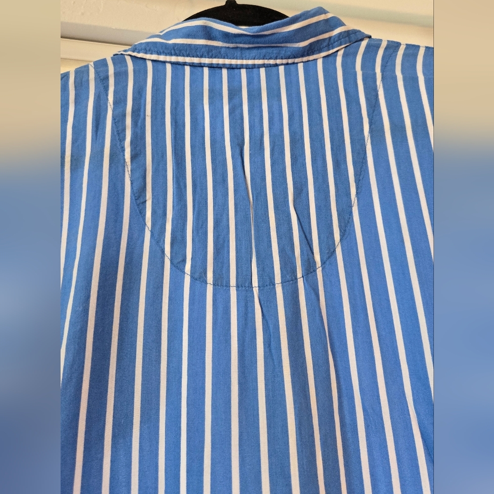 Lauren Ralph Lauren Striped Long Sleeved Sleep Dress Nightgown 💤 - Picture 11 of 11